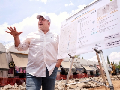 El Gobernadordel Estado de Jalisco, Enrique Alfaro Ramírez, supervisó dos obras prioritarias para la movilidad en el Área Metropolitana de G